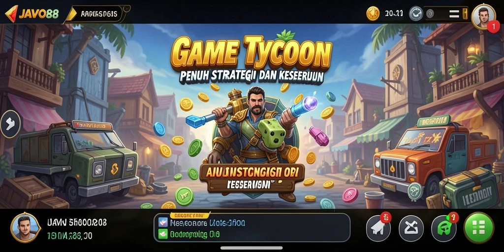 Gameplay JAVO88 yang menegangkan dan menantang dalam dunia Tycoon.
