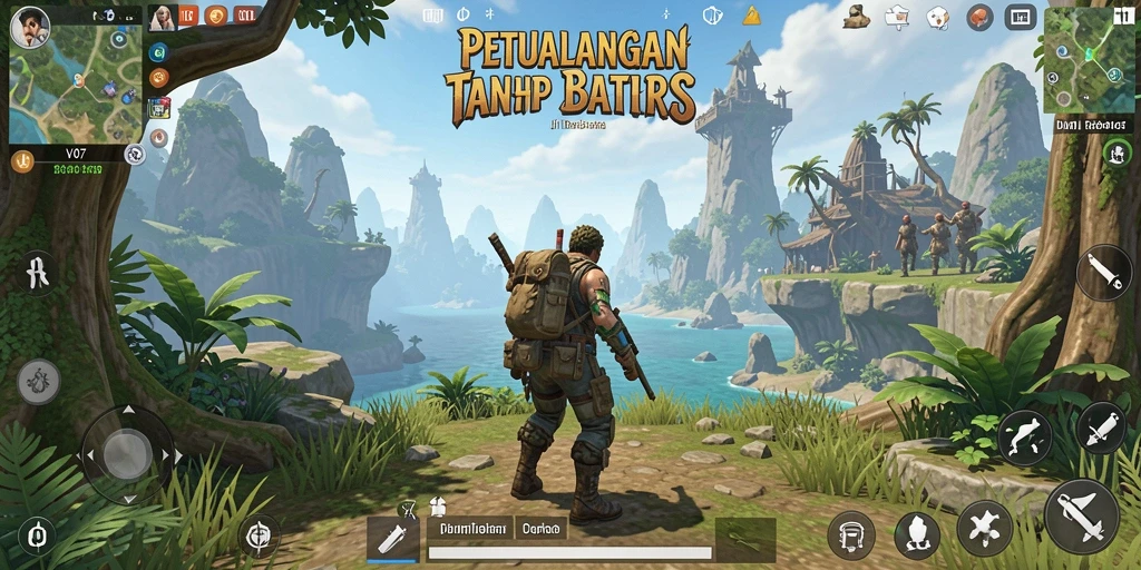 Tampilan gameplay menakjubkan dari dunia terbuka di V07.
